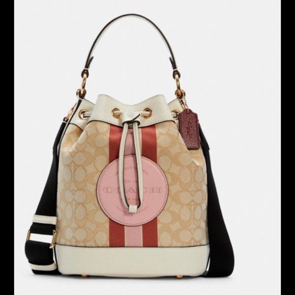 Coach Bucket Bag Dempsey Drawstring - Picture 1 of 10